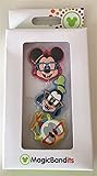 Disney Parks Mickey Mouse Goofy Donald Nerds Magic Band Bandits Set of 3