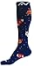 A-Swift Compression Socks (1 Pair) for Women & Men Best for Running, Athletic Sports, Crossfit, Flight Travel - Suits Nurses, Maternity Pregnancy - Below Knee High (Space Dreams, Large)
