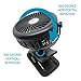 Real Cool Mini Fan USB Rechargeable Clip On Perfect for Baby Stroller, Desk, Car, or Gym