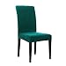 DyFun Jacquard Spandex Stretch Dining Room Chair Slipcovers (2, Blue)