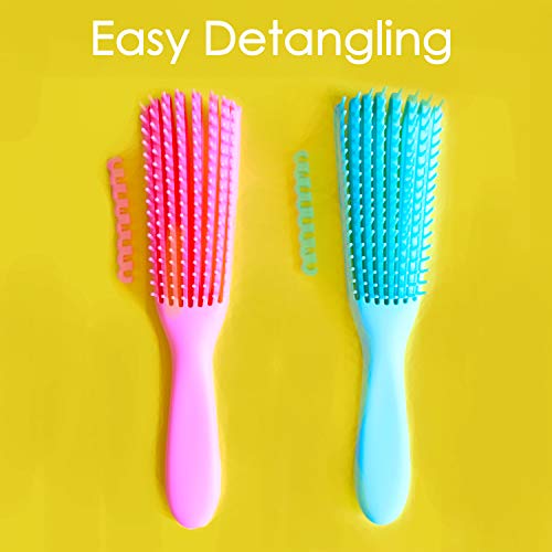 Ez Detangler Brush Flex Detangling Brush Curly Hair Brush for Wet Hair