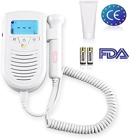 Handheld Baby Sound Amplifier Baby Heartbeat Monitor Listen to Baby’s Heartbeat, Sounds and Movement Perfect Gift to New Mom Perfect Gift for New Parents