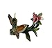 Sparkling Collectibles Flying Hummingbird Pewter Figurine Box - Swarovski Crystals, Hummingbird Figurine, Jewelry Box