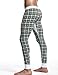 SEOBEAN Low Rise Mens Underwear Pants Long John Grid Cotton 2272