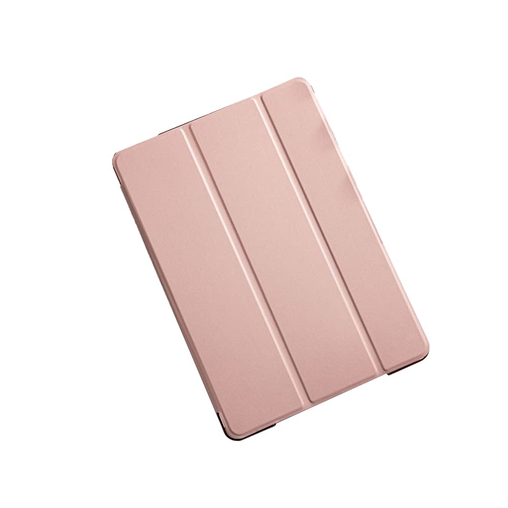 Case Compatible with iPad Pro 11 3/2 Generation (2021/2020), 11 Inch Protective Case with Smart Trifold Stand & Auto Sleep/Wake, Rose Gold
