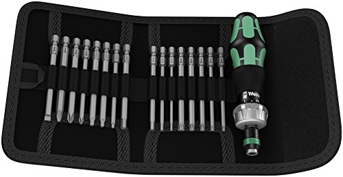 Wera Kraftform Kompakt 60 RA Ratcheting Screwdriver Set, 17-Piece