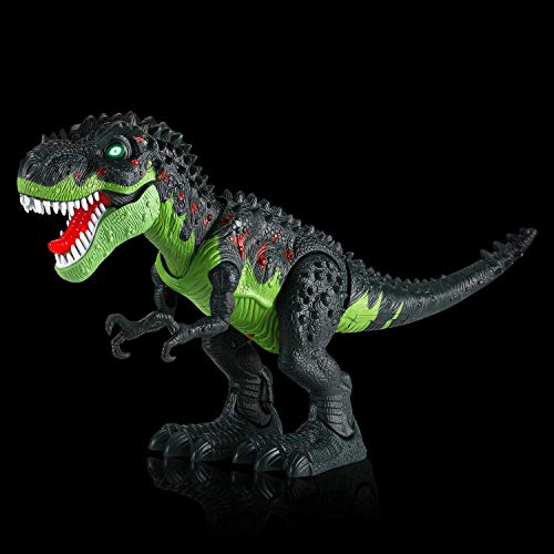 Tuko Jurassic World Dinosaur Toys LED Light Up Walking and Roaring