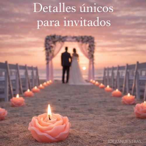 Scented Rose Candles (Pack of 9) – Decorative Candles for Mother's Day, Women, Wedding and Communion – Gift Box with Organza Bags Included Ideas Nuestras®