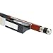 COLIBYOU 4/4 Full Size Violin Bow Black Handle Pure Handmade Well Balanced Arbor White Horse Hair Fiddle Music Instrument Accessories