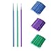 Eadorns Automotive Touch-up Paint Paint Brush, 100pcs, Plastic, Flagged Bristle