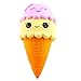 AMA(TM) Simulation Cute Ice Cream Squishy Slow Rising Squeeze Toy Scented Decompression Toys Kids Fun Toy Christmas Gifts (Yellow)