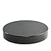 (Case of 12) Clear 16 oz PET Jar with Smooth Black Lid - BPA Free - 89/400 Closure - Foil Seal Liner - Food Safe
