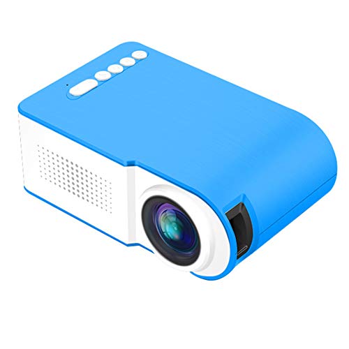 SZYT Portable Projector Compatible with HDMI AV USB Port for Home Use Entertainment