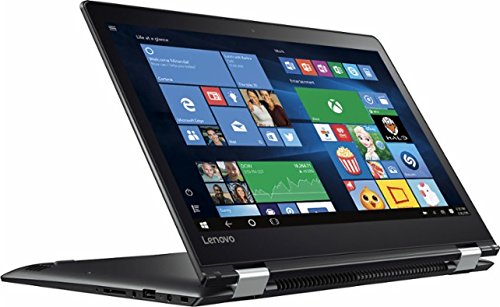 Newest Lenovo 2-in-1 Flex 4 14″ HD Touchscreen Flagship Premium Laptop PC | Intel Pentium 4405U | 8GB RAM | 500GB HDD | Bluetooth | WIFI | Stereo speakers | Ethernet | Windows 10 | Black