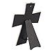 Juvale Religious Cross Ornament with Bible Quotes, Home Decor and Church (7.5 x 4.9 in)