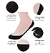 Ndoobiy 6 Pairs Women’s No Show Socks Nonslip Invisible Socks Low Cut Liner Summer Socks for Flats High Heels Black