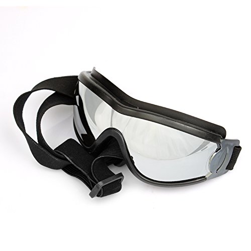 TRIROCK Tinted Dog Goggles and Sunglasses for Large and Medium Breeds, W/Chin Strap - 100% UV Protection, Windproof, Fogproof