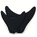 BestWare Swiming Flipper Diving Fins Floating Fins Swim Fins Black Fish Tail Fins S -for Child, L -for adult