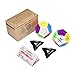 Ganowo Megaminx Cube 3x3 2x2 Pentagonal Dodecahedron Speed Cube Puzzle Toy Magic Puzzle for Kids Stickerless Pink 2 Packs