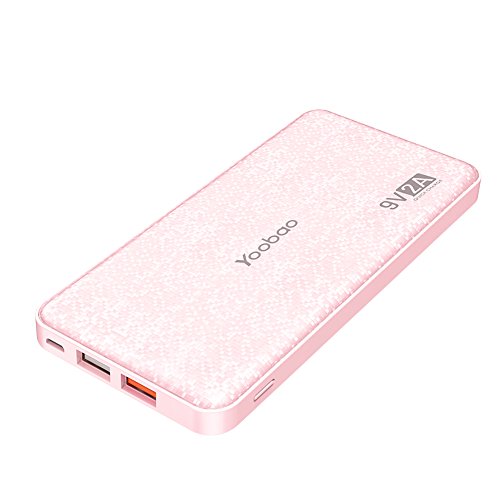 Yoobao Portable Charger 12000mAh Ultra Slim Power Bank Q12 Qualcomm Quick Charge 3.0 External Batter - //coolthings.us