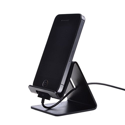 Esonstyle Desktop Cell Phone Stand: Portable Aluminum Smartphone Holder Cellphone Cradle Universal Holder Stand Mobile Smart Dock Mount for Smartphones and Tablets