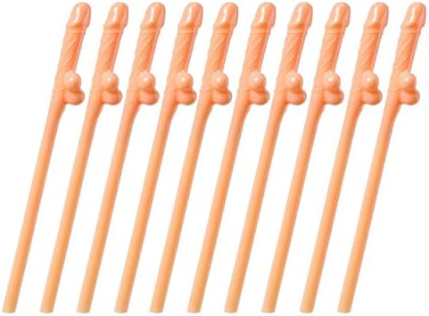Bachelorette Party Straws Decorations Naughty Supplies & Games: 12 Pcs Bridal Shower Decorations Drinking Straws : Bachelor Party Flavors Kits Hen, Girls Night Out Pennis Dicky Straws Nude