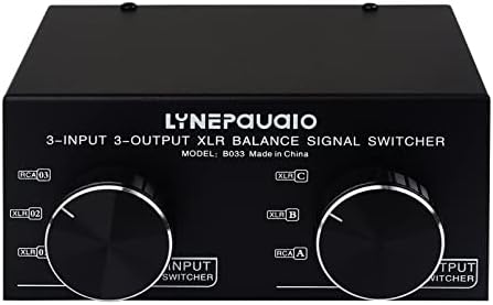 Douk Audio Passive 3-Zone XLR / RCA Selector Box – Home Stereo Audio Splitter
