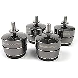 IsoAcoustics Gaia Series Isolation Feet for Speakers & Subwoofers (Gaia II, 120 lb max) – Set of 4