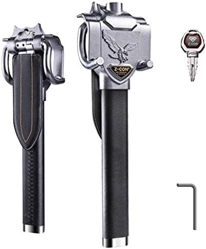 Lhhl 折り畳み可能 ハンドルロック ヘビーデューティ 車 ロック 盗難防止 ユニバーサル セキュリティ ロック ために