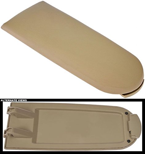 APDTY 120042 Center Console Armrest Lid Tan Faux Leather Fits 1998-2005 Volkswagen Beetle 1999-2006 Volkswagen Golf 2002-2005 Volkswagen Jetta (Replaces VW 3B0867173LKM)