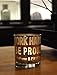 Glass Tealight Candle Holder - “Work Hard And Be Proud Of What You Achieve”