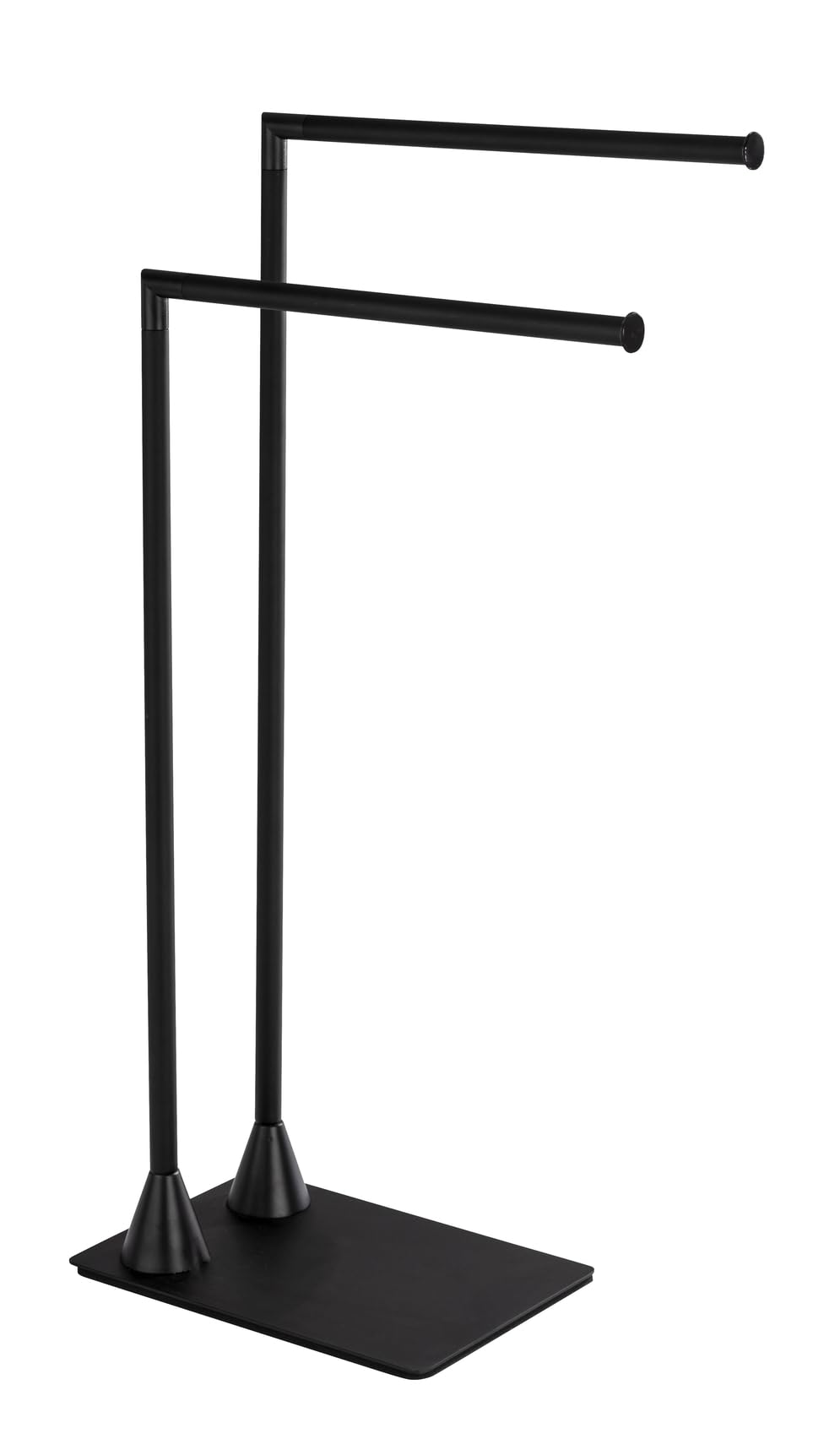 WENKO Hella Towel Stand, Autoportante, Acciaio, Nero Opaque, 43.5 x 78.5 x 20 cm