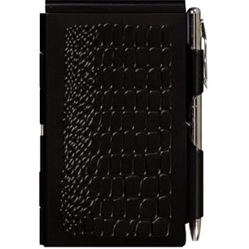 Wellspring Flip Note, Croc Black (FlipNote-Croc)
