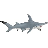 Realistic Hammerhead Shark Figurine, Marine World Collection, Kids Ages 3+ | A head shape that is so distinctive and recognisable | hand-painted | a piece to collect | gift idea for girls and boys