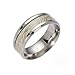 Men's Lord of the Rings Ring Glow in the Dark Stainless Steel Luminous Band For Women The One Rings 8MM