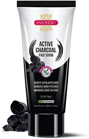 Inveda ActiveCharcoal Face Scrub For Women-100ml