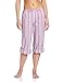 Calvin Klein Women's Woven Roll Up Pajama Pant