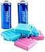 Blue Ele Reusable Ice Packs - Mini Size Ice Pack Coolers for Lunch Boxes, Bags and Camping, Slim and Lightweight, Set of 6