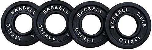 Set of (4)- 2-1/2 lb. Cast Iron Olympic Plates