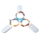 InnooLight Battery Operated Christmas Lights, Starry String Lights 3 Pack Multi-color Copper Wire Lights For Decorative Mantels, Souvenirs, Artwork, Decorations, Bonsai, Trees, Walkway
