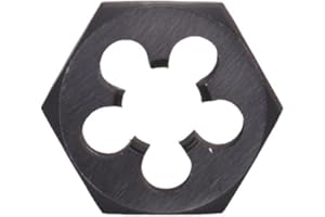 Century Drill & Tool, 95625, 16X2.00, Hex Die, Precision Cut External Threads, High Carbon Alloy Steel