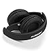 AUSDOM AH850s Wireless Headphones, Bluetooth 4.0 Hi-Fi Stereo Headset with Built in Mic, On Ear, Foldable, Lightweight,for PC/Cell Phones/TV —Black