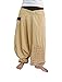 virblatt drop crotch pants for women and men as alternative clothing - Gao Yord beige
