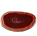 Genuine Brazilian Agate Slice. Includes Agate Authentication Card. RED RUST (4