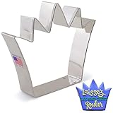 Ann Clark Cookie Cutters King Crown Cookie Cutter, 4.25"