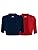 Navy / red