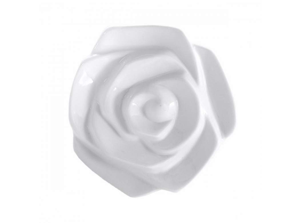 la Porcellana Leopoldina Candle Holder Gift Box, Porcelain, White, 18 x 18 x 5 cm