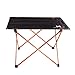 MOON LENCE Ultralight Folding Camping Picnic Roll Up Table with Carrying Bag