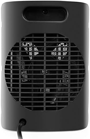 CR 5017, termoventilatore, 1500 W, 2 livelli di potenza, termostato regolabile, sistema di protezione dal surriscaldamento, spia di alimentazione, posizione ventola, nero
