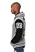 Ultra Game NFL Men's Super Soft Supreme Full Zip Varsity Hoodie Sweatshirt Jacket, Las Vegas Raiders, Team Color, Medium
